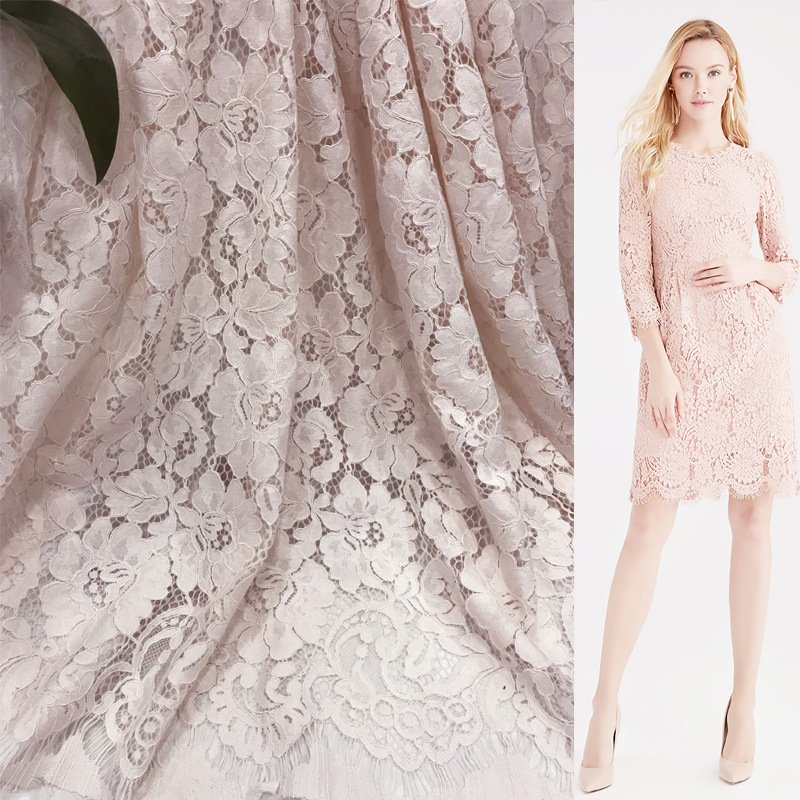 Eyelash Lace Lace Fabric Placement Floral for Apparel Wholesale Suppli 23